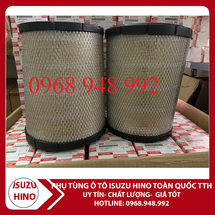 Lọc gió Isuzu 5 tấn euro 2, isuzu 3,5 tấn euro 2,QKR ,NLR