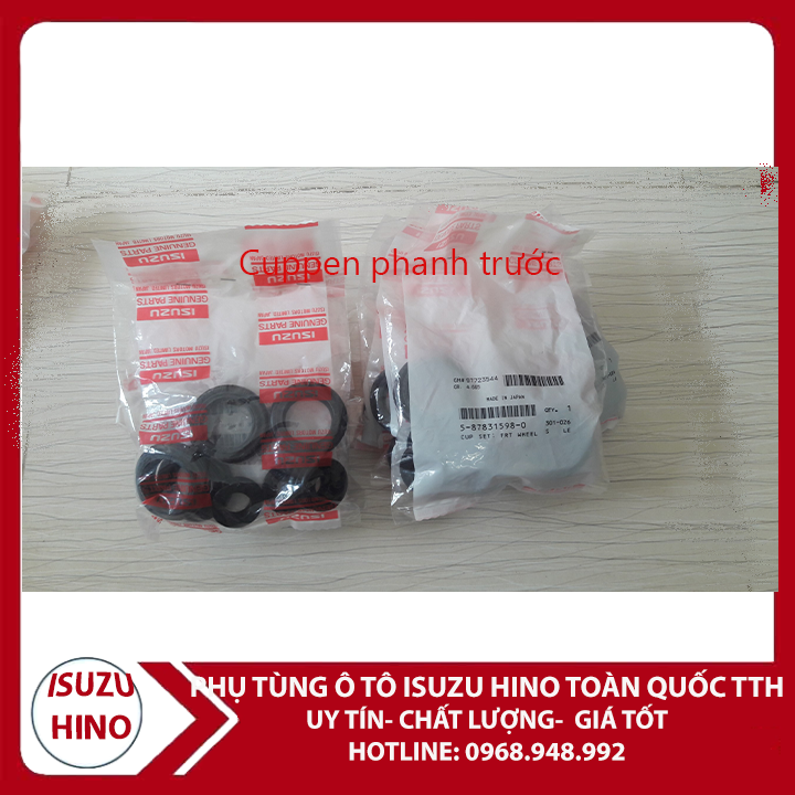 Cuppen phanh bánh xe Isuzu NPR, NQR; 5 tấn; 3,5 tấn
