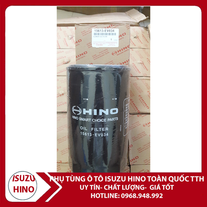 Lọc nhớt Hino 9 tấn, 15 tấn, Hino FG, FL, FM, Hino 500
