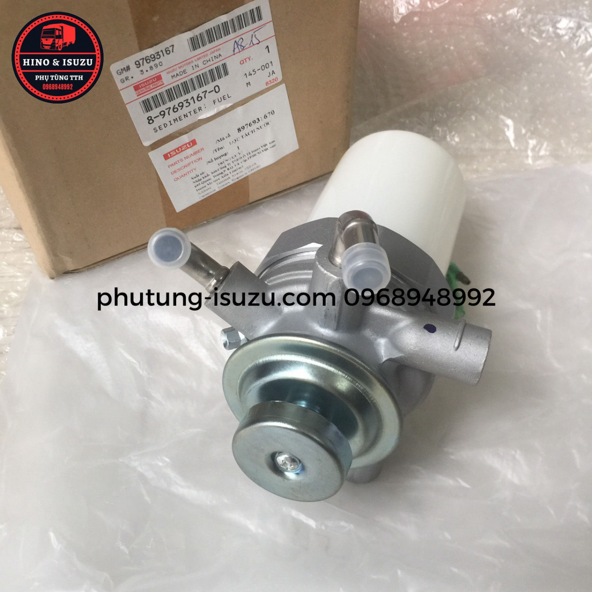 lọc tách nước liền bơm tay QKR 91ps 